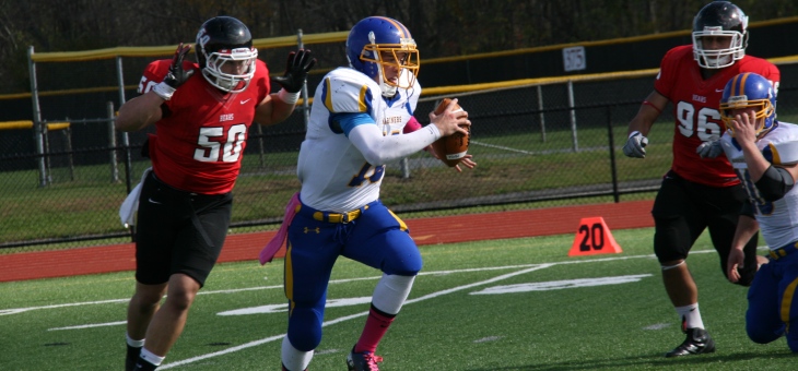 Football Rolls to 48-21 Win over Maine Maritime on Senior Day