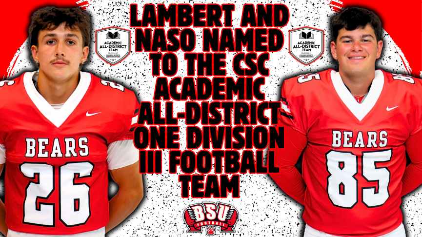 Naso, Lambert Named to CSC Academic All-District&reg; One Football Team