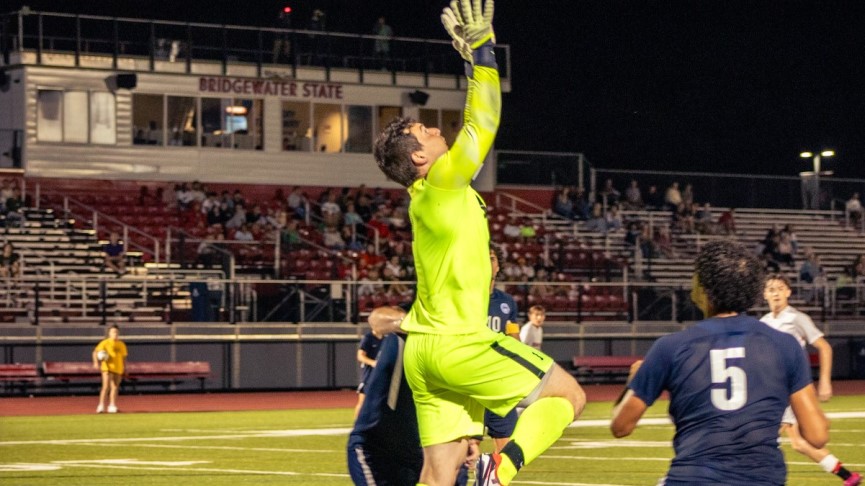 Russell Leads Men's Soccer to 1-0 Shutout Win Over Salve Regina