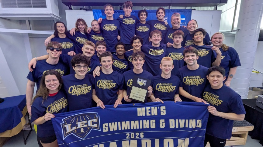 Men's Swimming &amp; Diving Secures Fourth Little East Crown