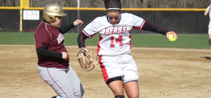 Softball Swept by RIC in Non-Conference Twinbill