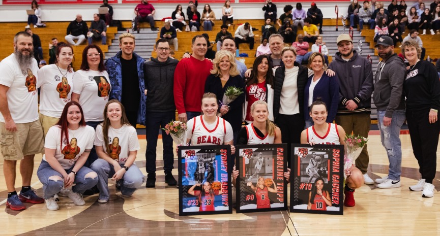 Bradbury Nets 1,000th Point in Women's Basketball Senior Day Win Over Fitchburg