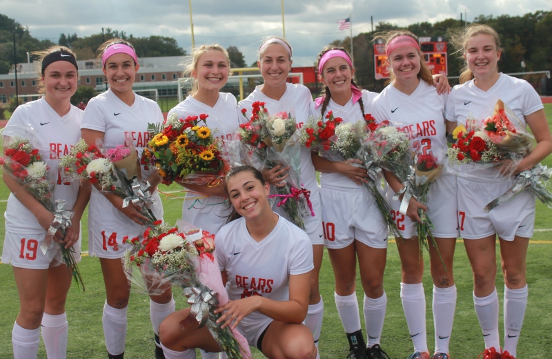 Women's Soccer Posts 9-0 Shutout of Mass. Maritime on Senior Day