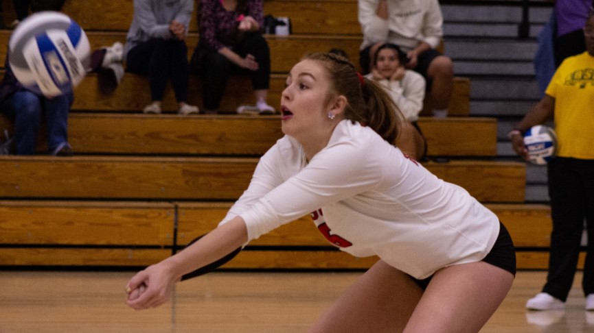 Volleyball Falls to MCLA in Regular Season Finals, 3-0